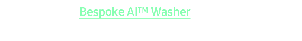 Bespoke AI™ Washer Helps Reduce Microplastics